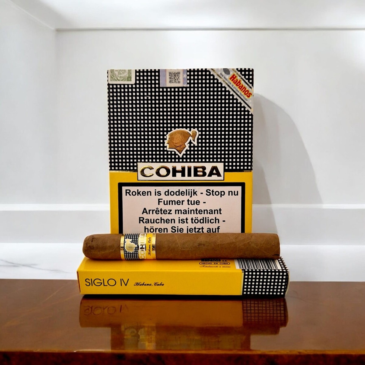 COHIBA SIGLO IV CARDBOX/5 — Rhein 1905
