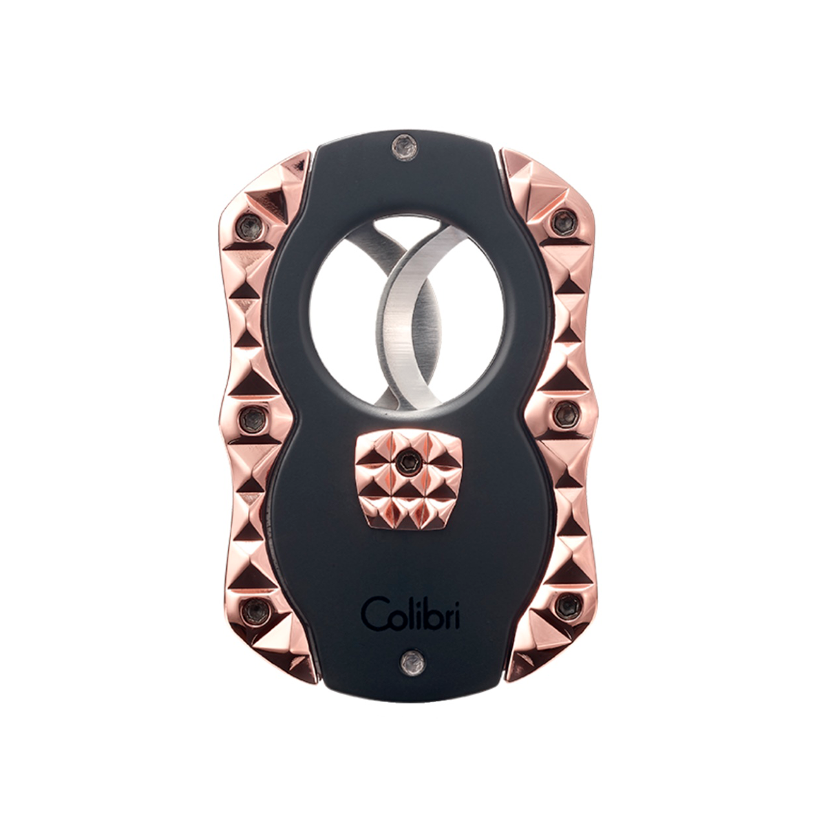 COLIBRI  CIGAR CUTTER QUASAR BL/GOLD — Rhein 1905