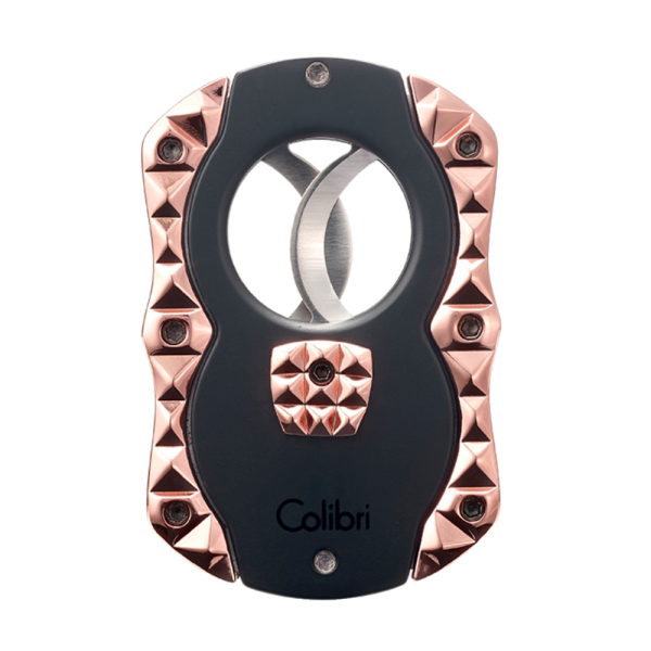 COLIBRI  CIGAR CUTTER QUASAR BL/GOLD — Rhein 1905