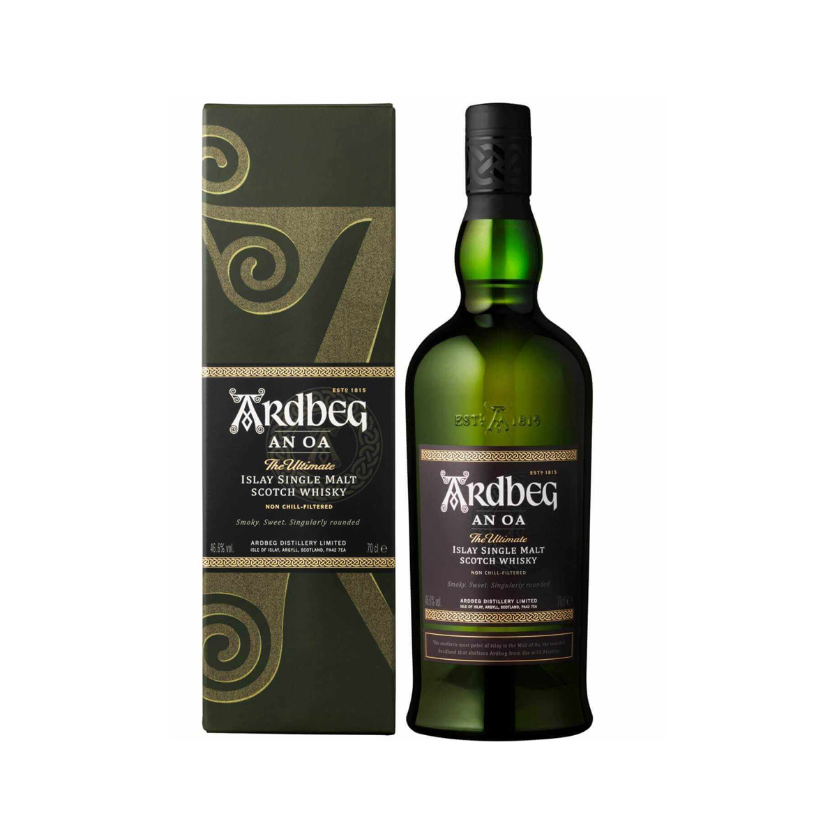 ARDBEG AN OA 46.6% 70 CL — Rhein 1905