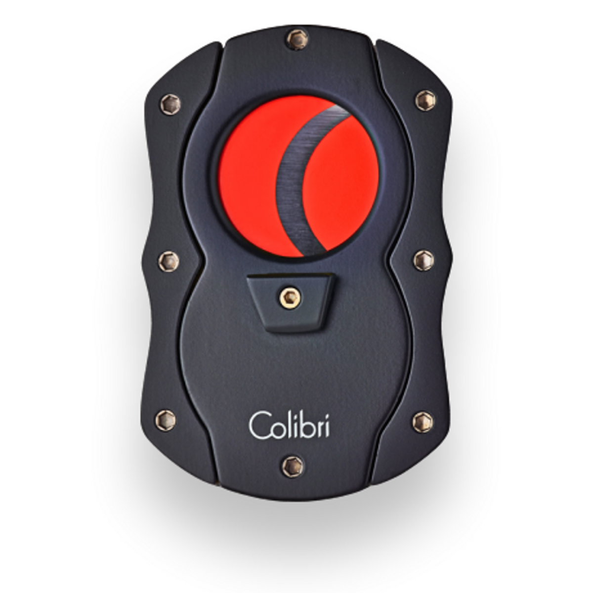 COLIBRI COLOUR CIGAR CUTTER BLACK/ROUGE — Rhein 1905