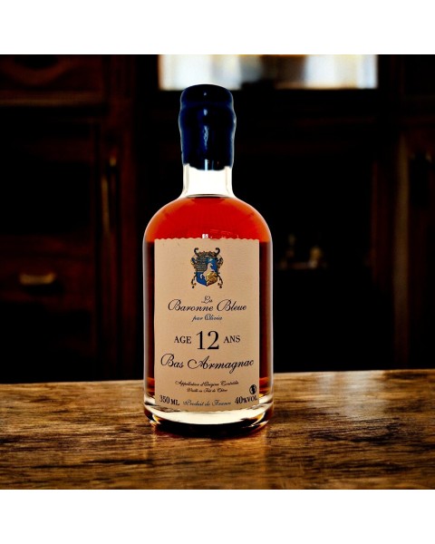 ARMAGNAC LA BARONNE BLEU 12 ANS 35 CL - COFFRET BOIS — Rhein 1905