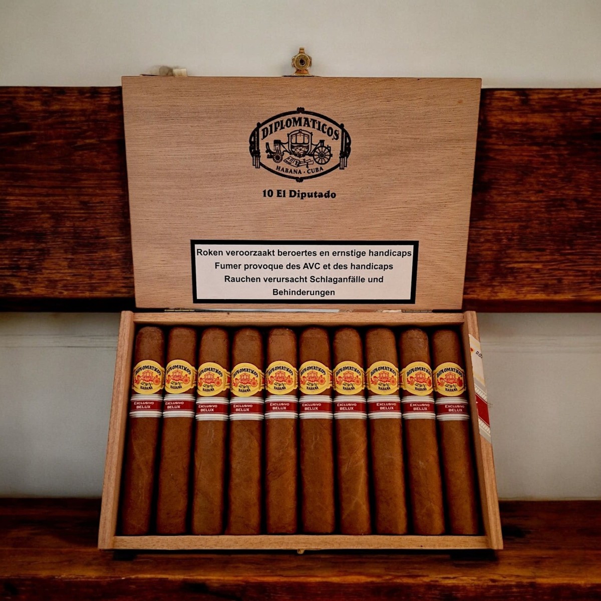 DIPLOMATICOS EL DIPUTADO ER BELUX 2019 - FULL BOX 10'S — Rhein 1905