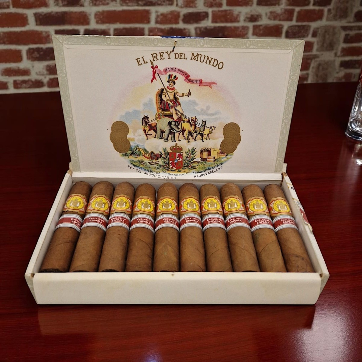 EL REY DEL MUNDO PETIT ROBUSTOS ER ESPANA 2015 - BOX 10'S — Rhein 1905