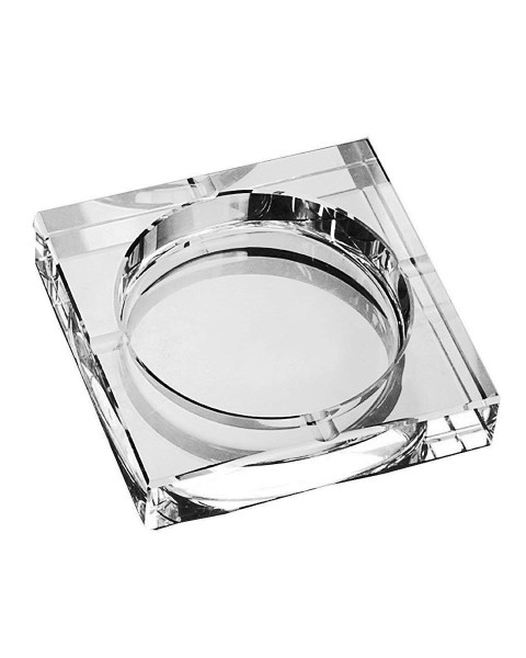 ASHTRAY CRYSTAL SQUARE SMOO GIFT 200 MM — Rhein 1905