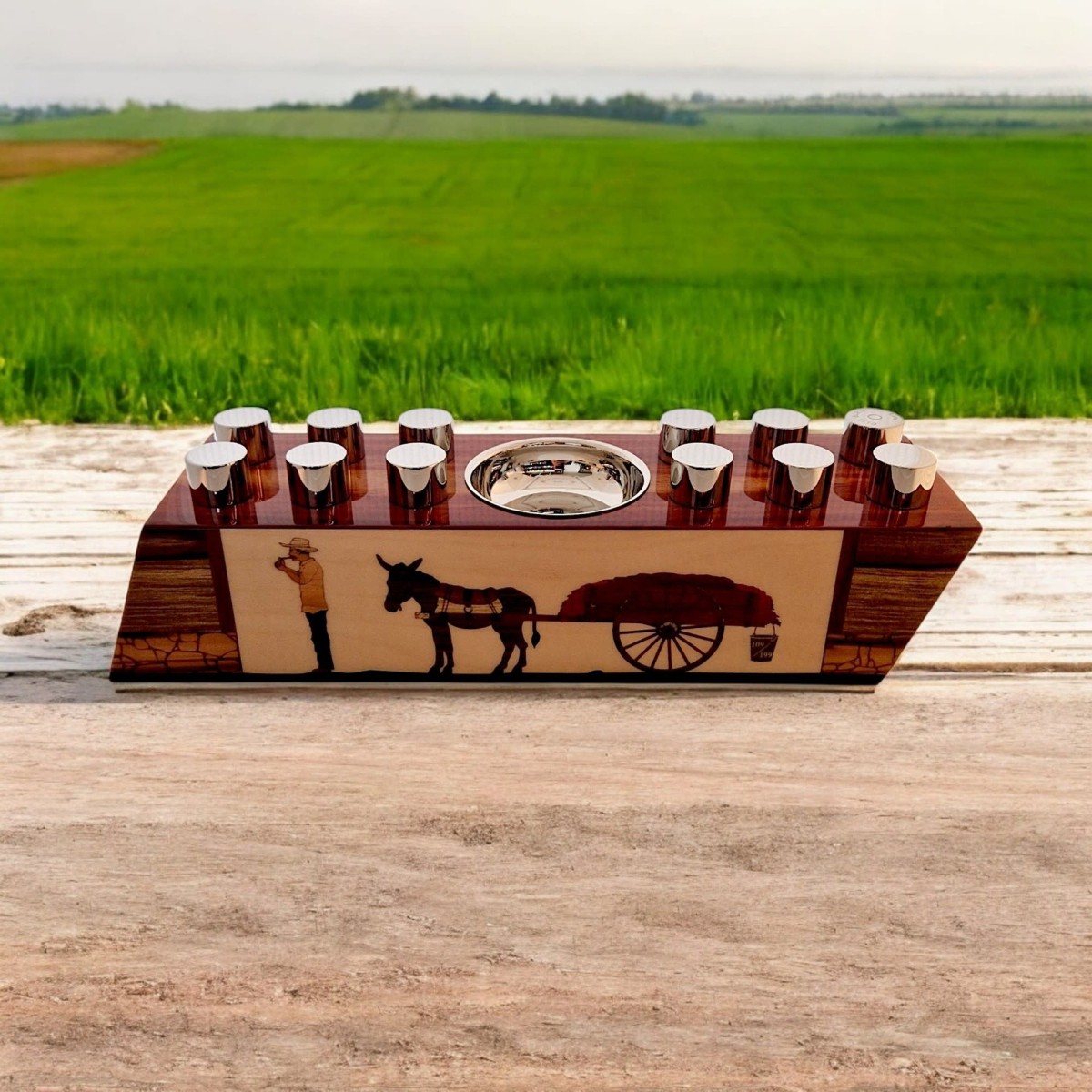 ELIE BLEU ASHTRAY EL SECADOR  LIMBA 109/199 — Rhein 1905