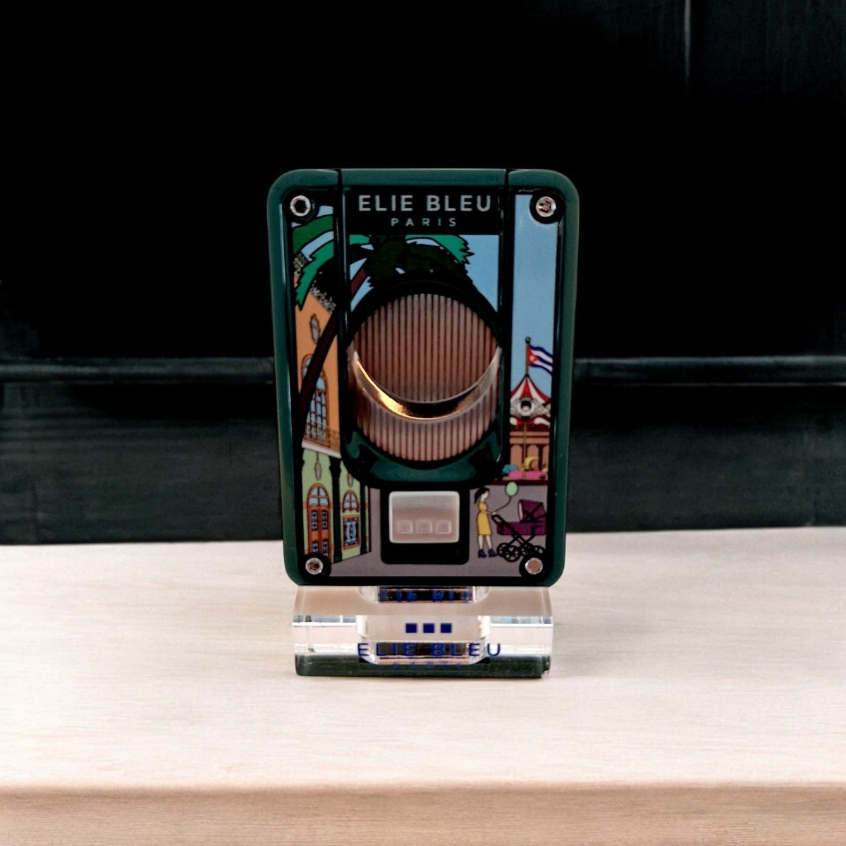 ELIE BLEU CUTTER GREEN CAROUSEL — Rhein 1905