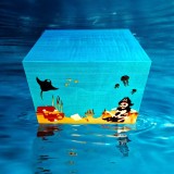 ELIE BLEU HUMIDOR AQUARIUM 110 CIGARS NUMBER 14/188 — Rhein 1905