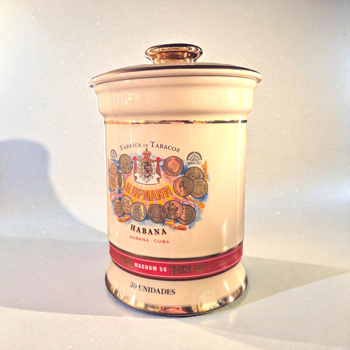 EMPTY JAR H. UPMANN MAG 56 — Rhein 1905