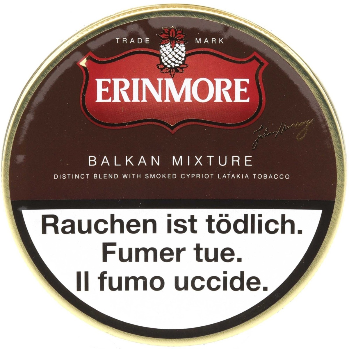 ERINMORE BALKAN MIXTURE TIN — Rhein 1905