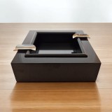 GENTILI ASHTRAY BOLIVAR BLACK — Rhein 1905
