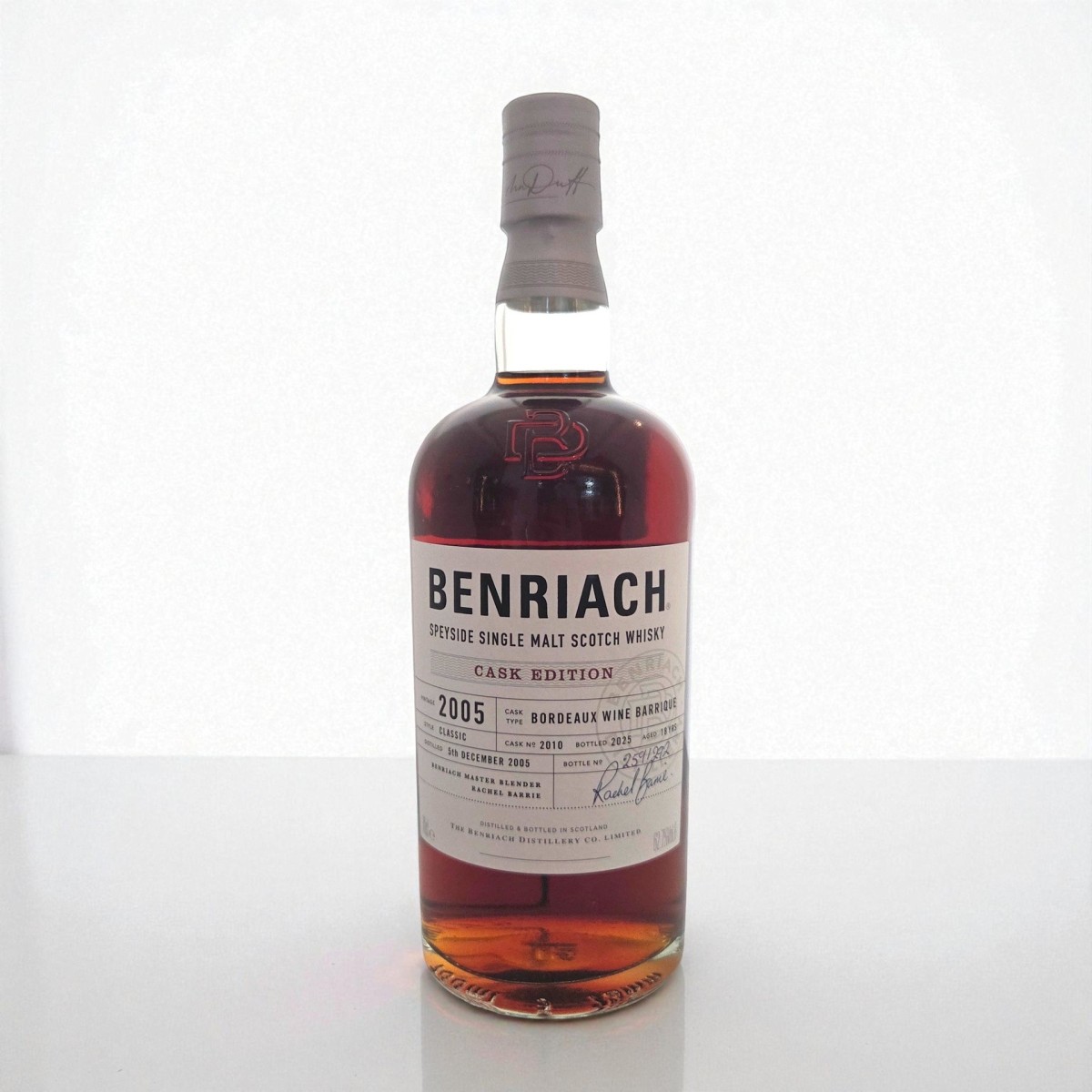 BENRIACH 18 YEARS 2005 CASK 2010 — Rhein 1905