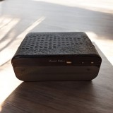 GENTILI HUMIDOR 30 CIGARS CARBON PELLE COCCO — Rhein 1905