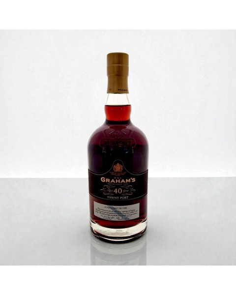 GRAHAM'S 40 YRS TAWNY PORT WOODENBOX VDP — Rhein 1905