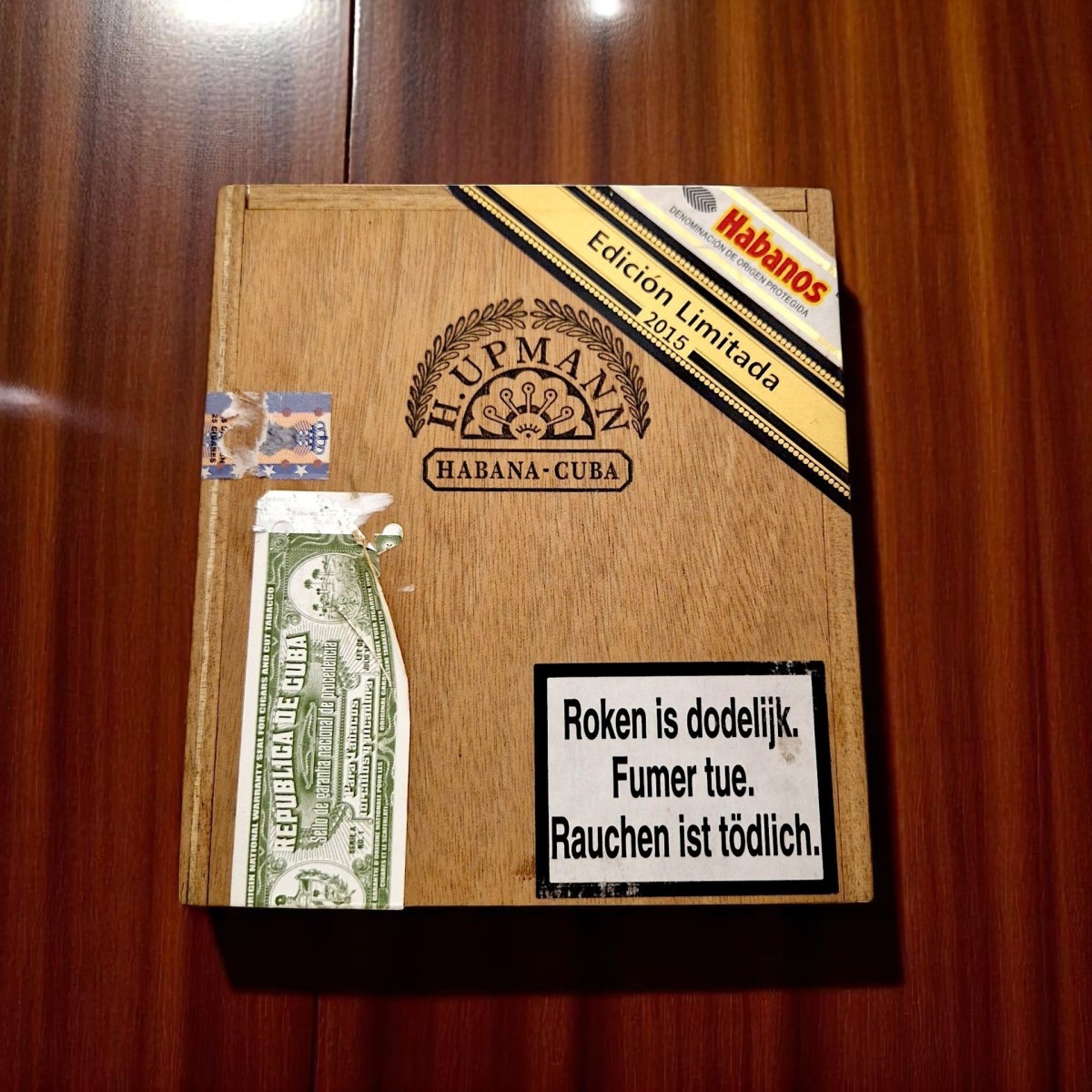 H. UPMANN MAGNUM 56 EL 2015 - BOX 25'S SEALED — Rhein 1905