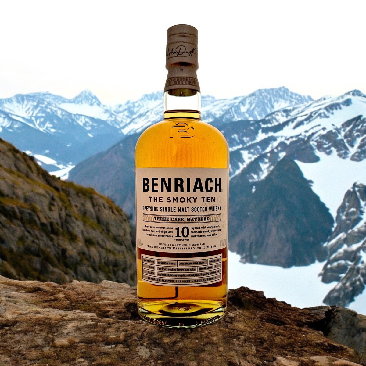 BENRIACH THE SMOKY 10 YEARS 46% 70 CL SINGLE MALT — Rhein 1905