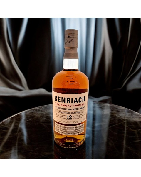BENRIACH THE SMOKY 12 YEARS SINGLE MALT SCOTCH WHISKY 46% 70CL — Rhein 1905
