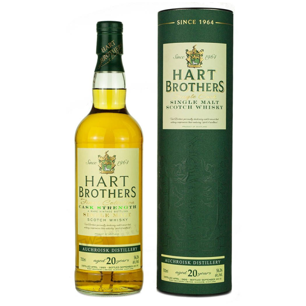HART BROTHERS AUCHROISK 1995 20 YEARS 56,3% 70 CL — Rhein 1905