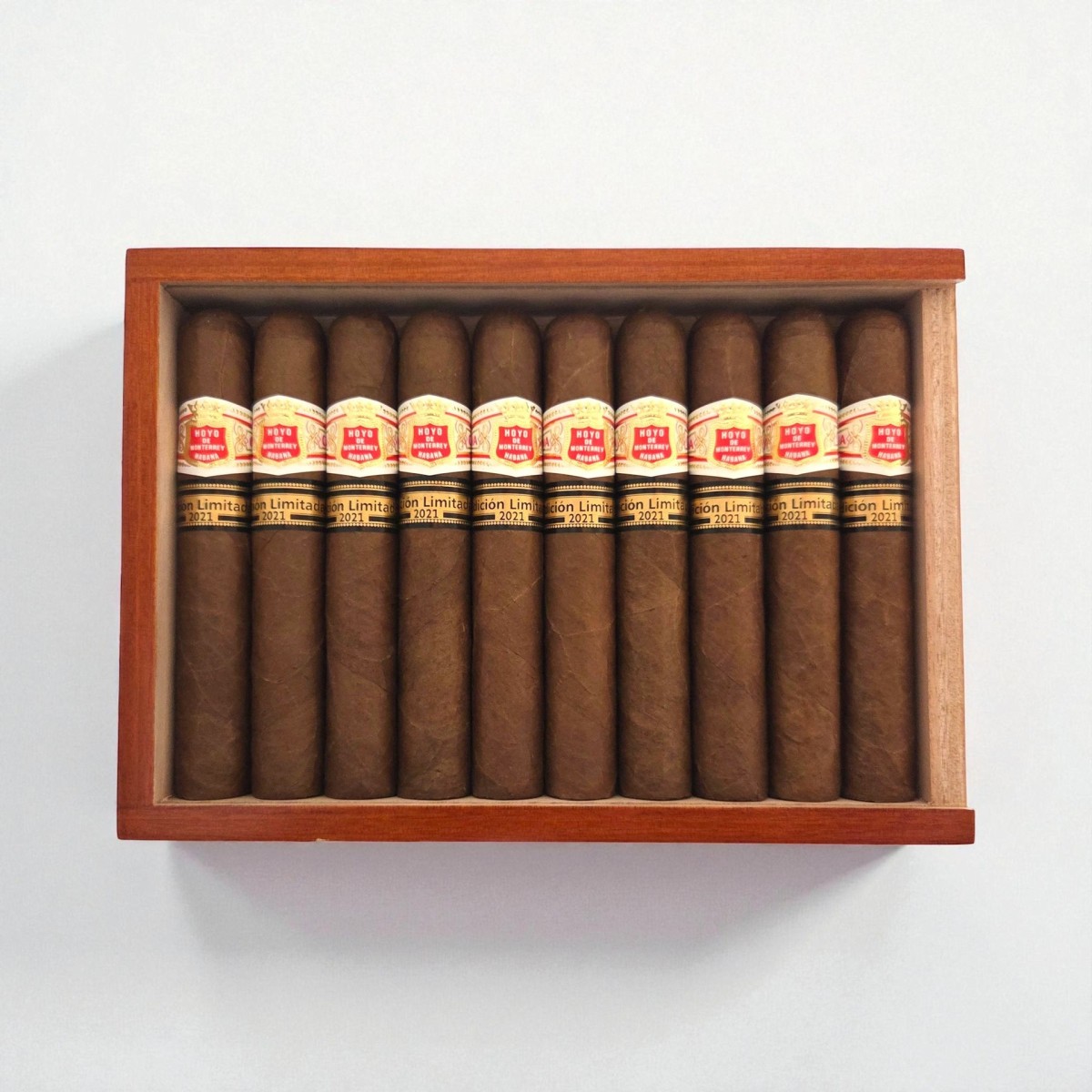 HOYO DE MONTERREY HERMOSO 4 EL 2021 FULL BOX 10'S — Rhein 1905