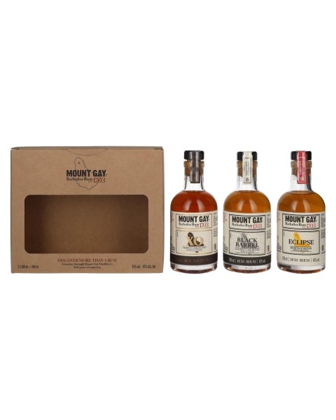 MOUNT GAY DISCOVERY PACK ECLIPSE BLACK B BARBADOS RUM — Rhein 1905