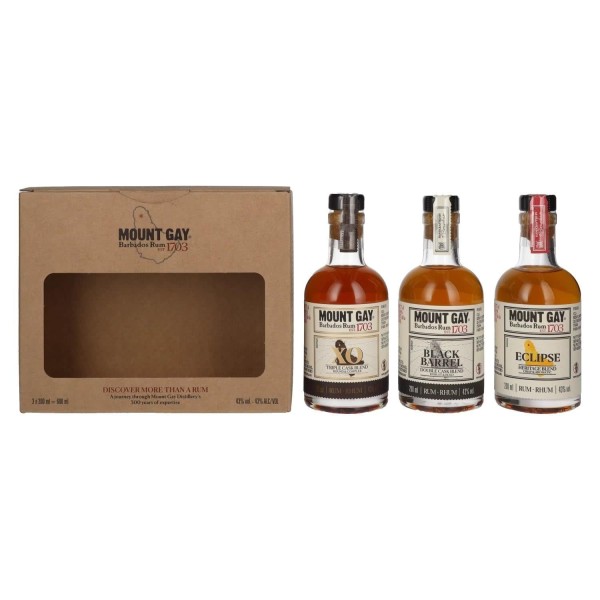 MOUNT GAY DISCOVERY PACK ECLIPSE BLACK B BARBADOS RUM — Rhein 1905