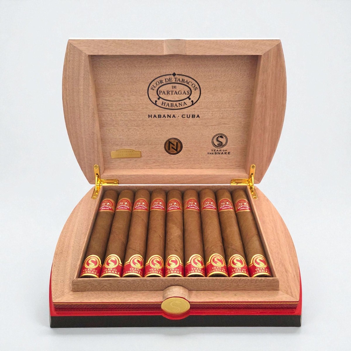PARTAGAS CEDROS YEAR OF THE SNAKE 2025  / 18'S — Rhein 1905
