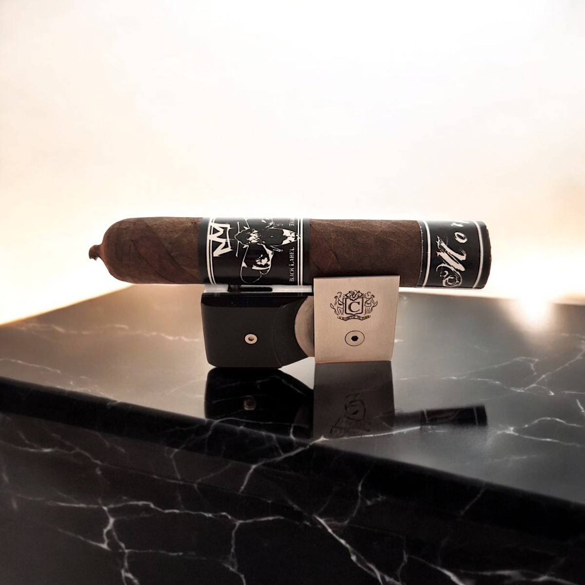 BLACK LABEL MORPHINE SHORT ROBUSTO 4.5X52 — Rhein 1905