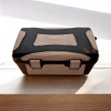 RHEIN CIGAR CASE 15 CROCODILE LEATHER GREY — Rhein 1905