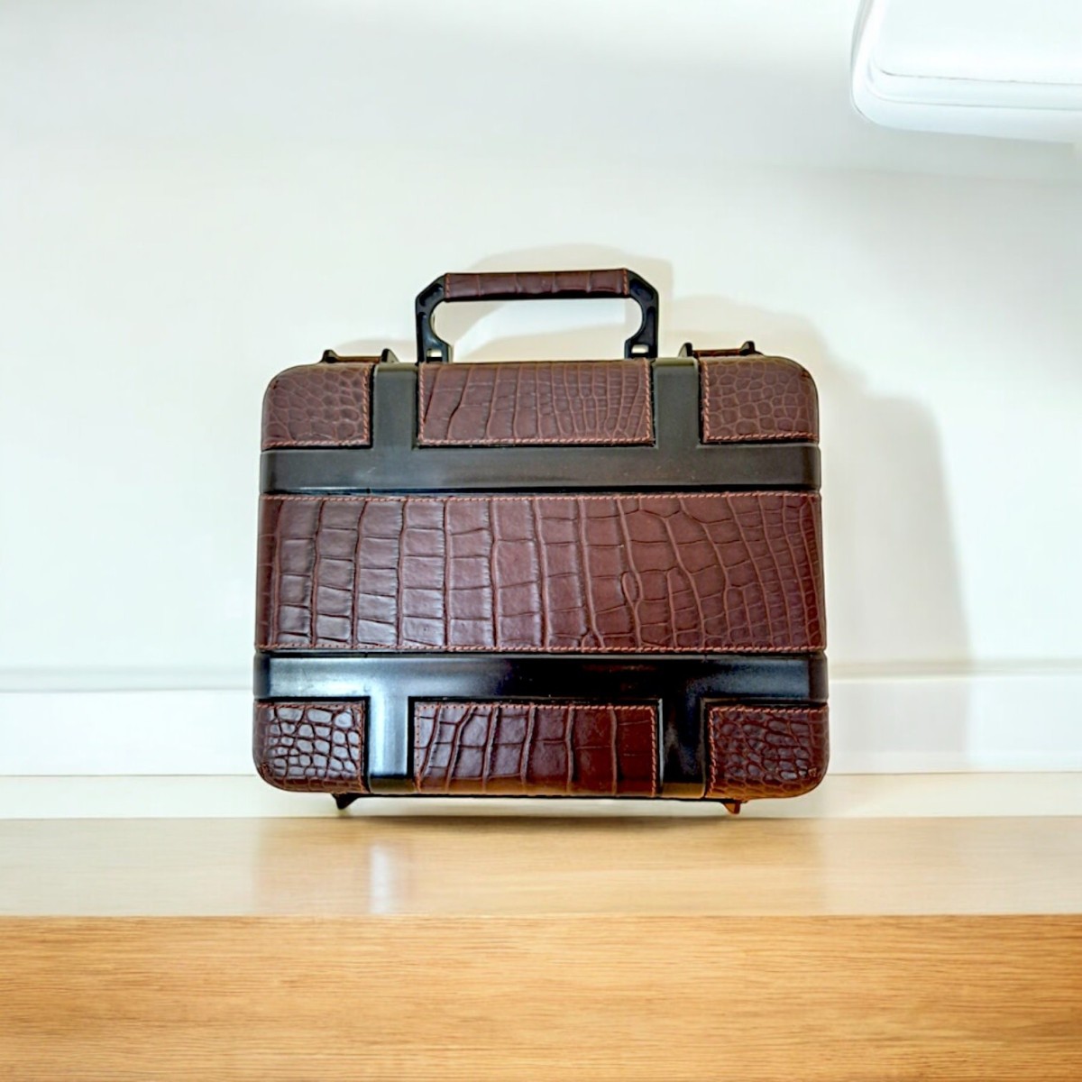 RHEIN CIGAR CASE 18-24 CROCODILE LEATHER — Rhein 1905
