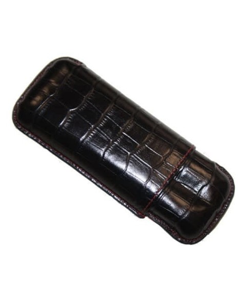 RÉCIFE ETUI 2'S GRIS ANTHRACITE CROCODILE — Rhein 1905