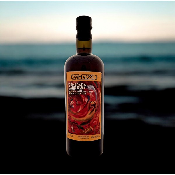 SAMAROLI DEMERARA DARK DIAMOND RHUM 2003/2022 19 ANS SINGLE CASK 40 — Rhein 1905